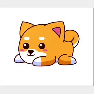 Cute Chibi Dog Posters and Art